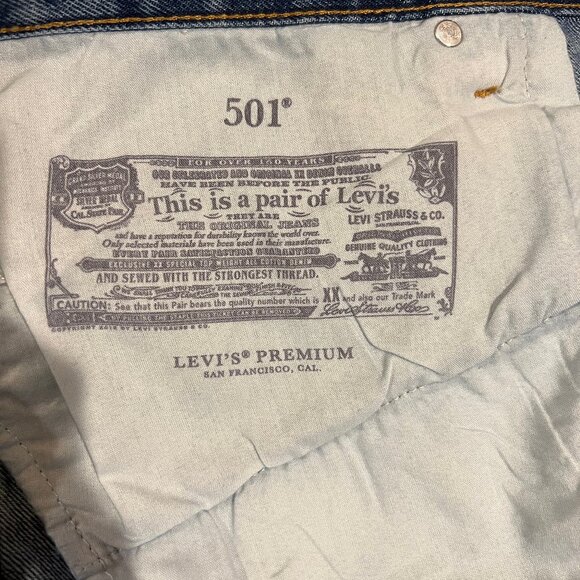 NWT Levi's 501 '81 edition 26W Short Plus Size Jeans - Picture 10 of 12